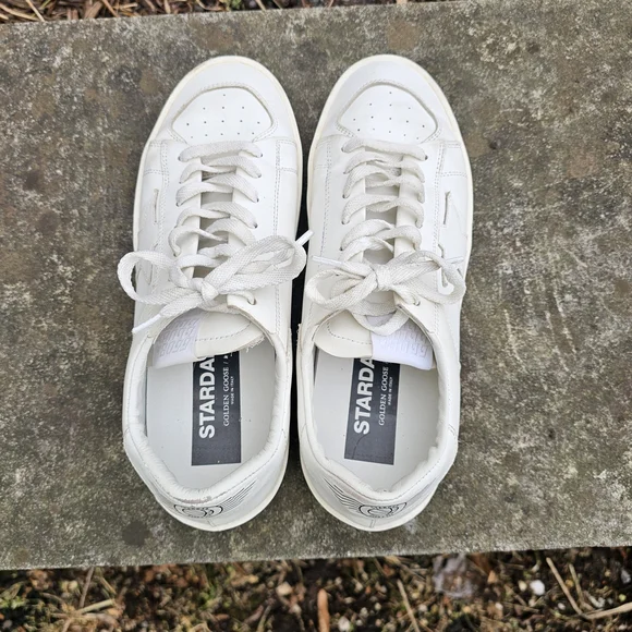 Golden Goose Stardan‎ Sneakers White Leather EU 39 US 9 GGDB Athletic Luxury ~ - Picture 10 of 10